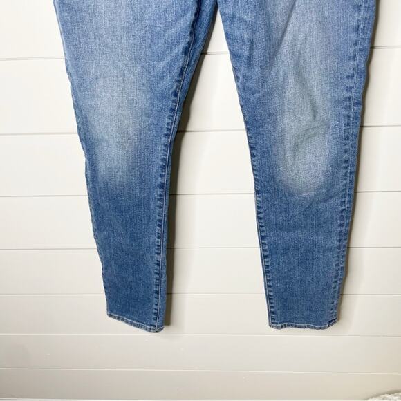 FRAME Le Garçon Mid Rise Skinny Cropped Stretch Jeans Bixby Wash Size 28 - Picture 4 of 10